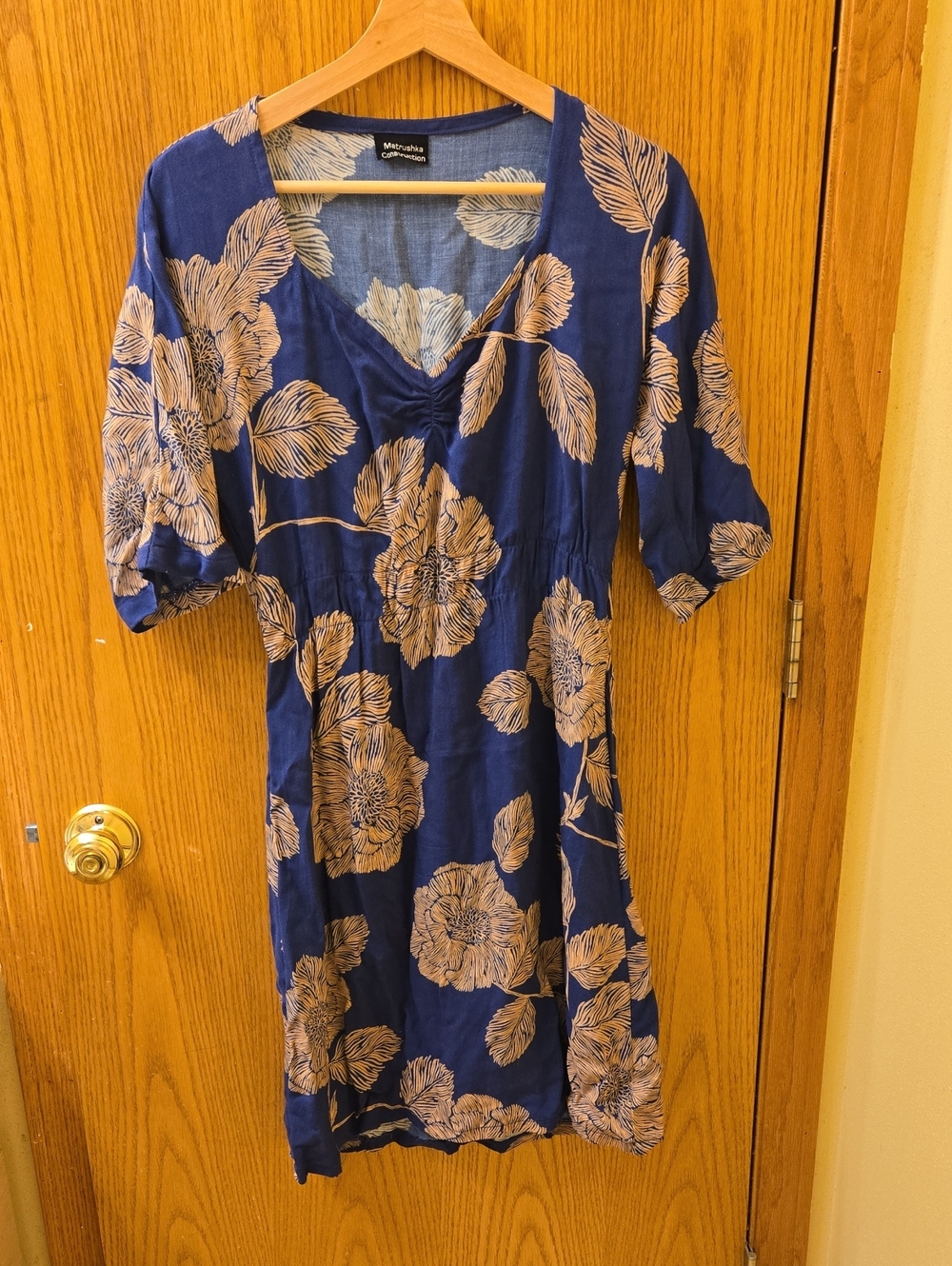 Matrushka Construction Dress, Knee-length